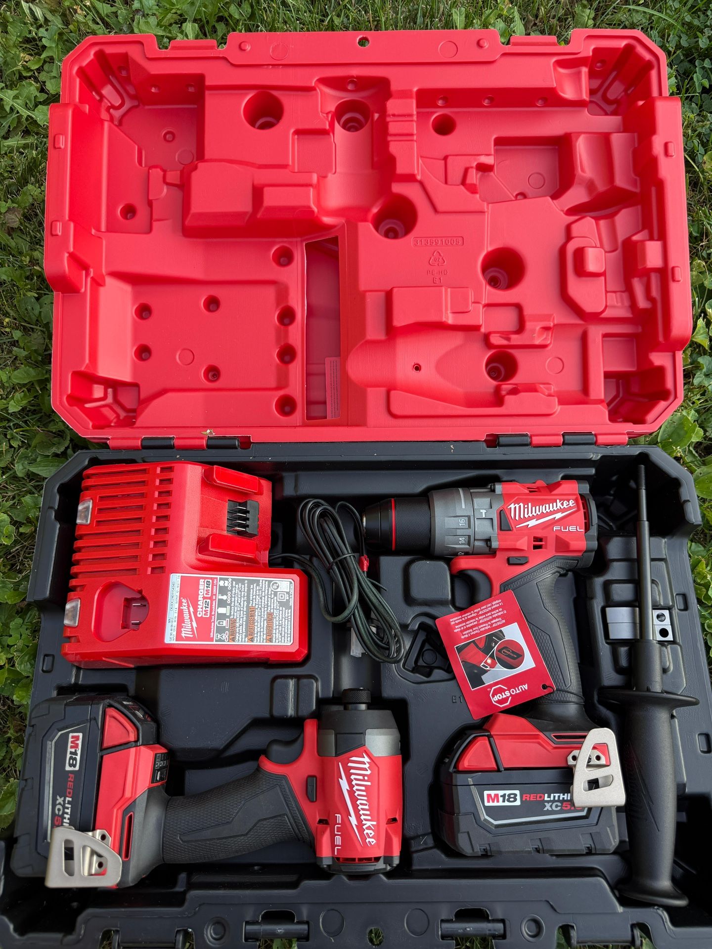 M18 FUEL 18V Lithium-Ion Brushless Cordless Hammer Drill and Impact Driver Combo Kit (2-Tool) with 2 Batteries