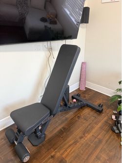 REP Foldable Incline Decline Bench, Metallic Black