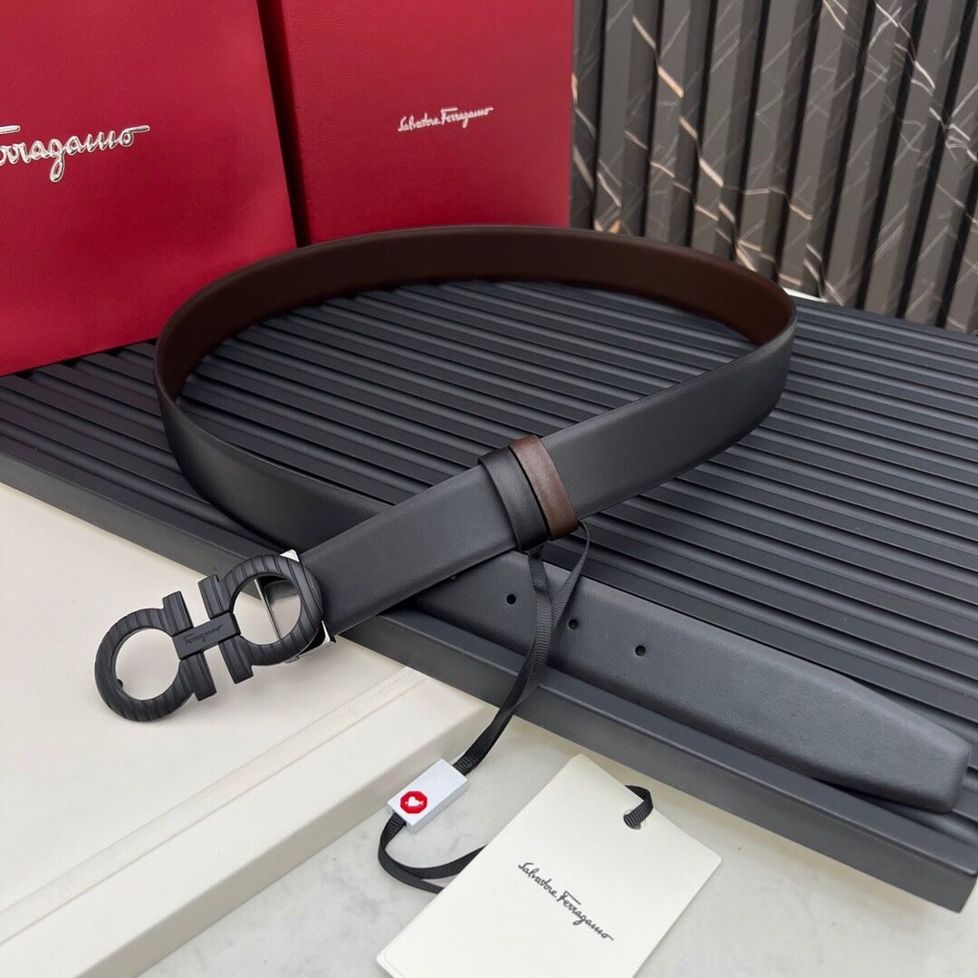 Ferragamo Men’s Belt With Box 2026 New