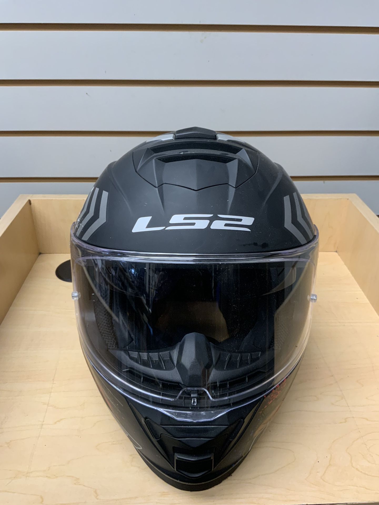 LS2 Assault Helmet Commando Matte Black Biker Helmet Motorcycle