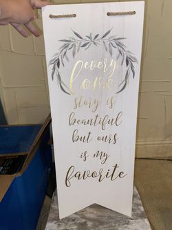 Wedding sign