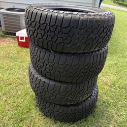Set Of 4 Falken Wildpeaks Used Tires 