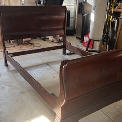 Queen Solid Wood Bed Frame 