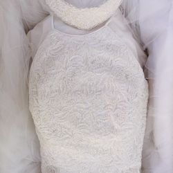 Wedding Dress  With Viel