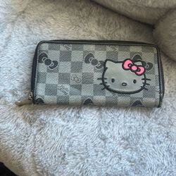 Genuine Leather Hello Kitty Wallet 