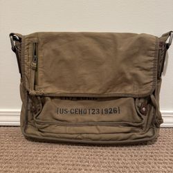 Fossil army-style crossbody bag