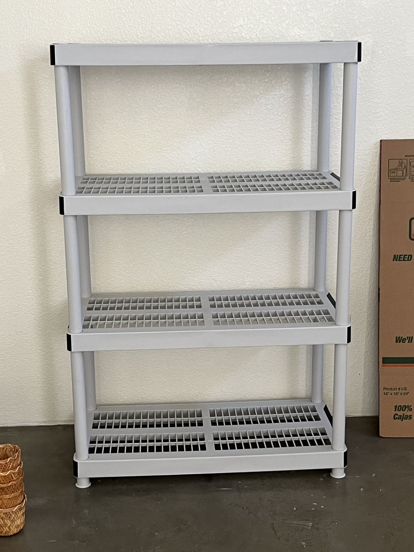 Home Depot HD Heavy Duty Plastic Shelves