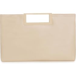 Charming Tailor Tan Leather Clutch 