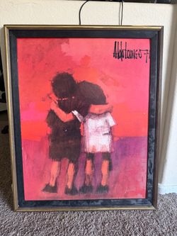 signed print by Argentine-American artist Aldo Luongo
