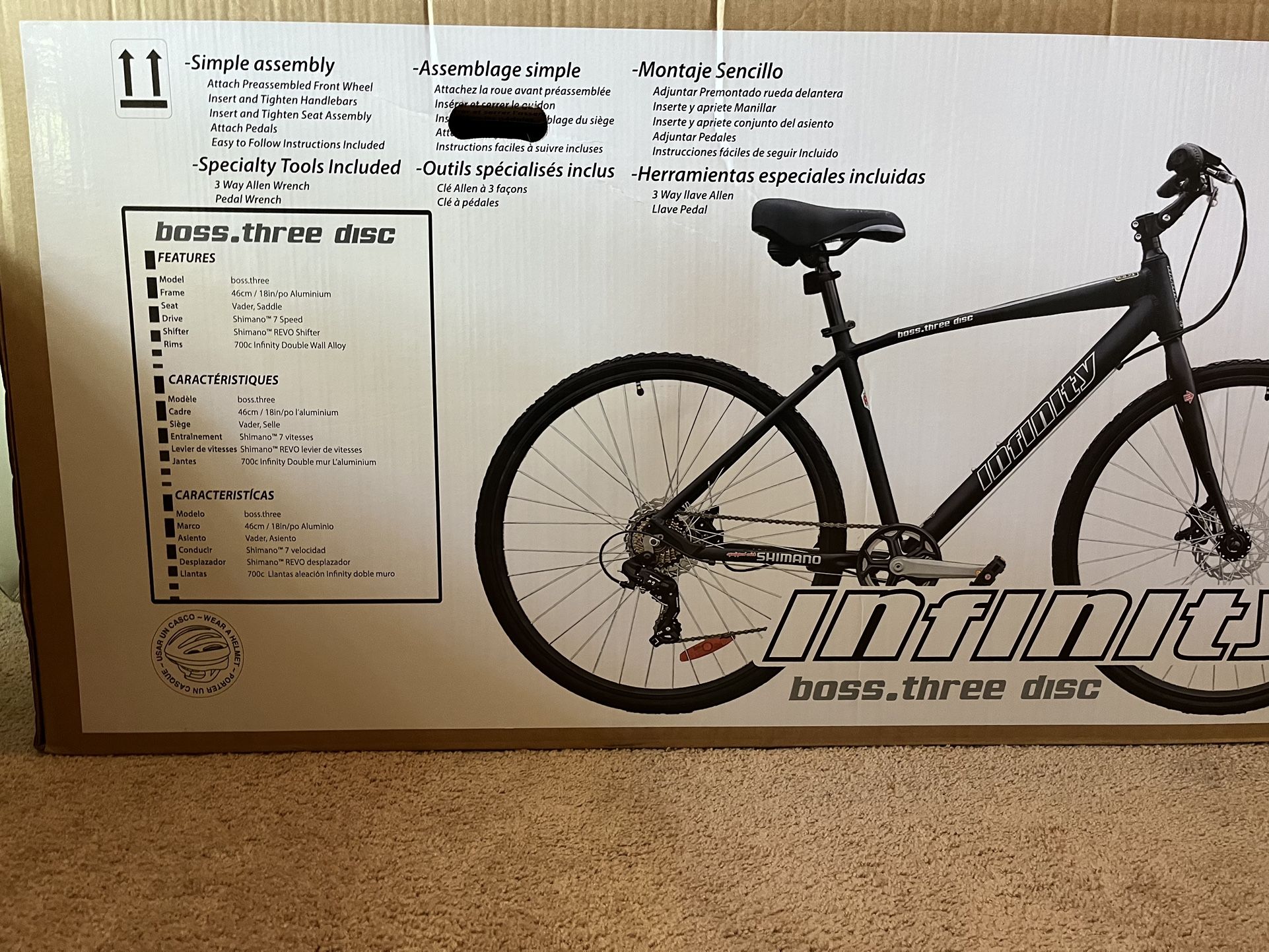 Infinity Hybrid Infinity Boss Three Review Mountain Bike Costco