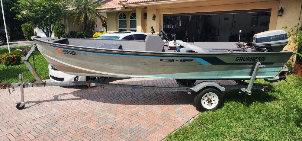 Boat 16 Feet and Trailer