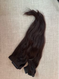 Chocolate Brown Hair extensions 22”