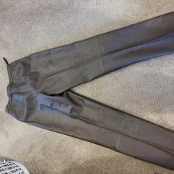 100 % Leather Pants Brown