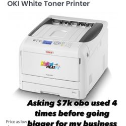 Oki White Toner Printer 