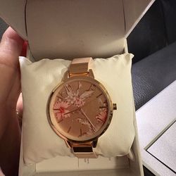 Nine West Pink Tone Watch