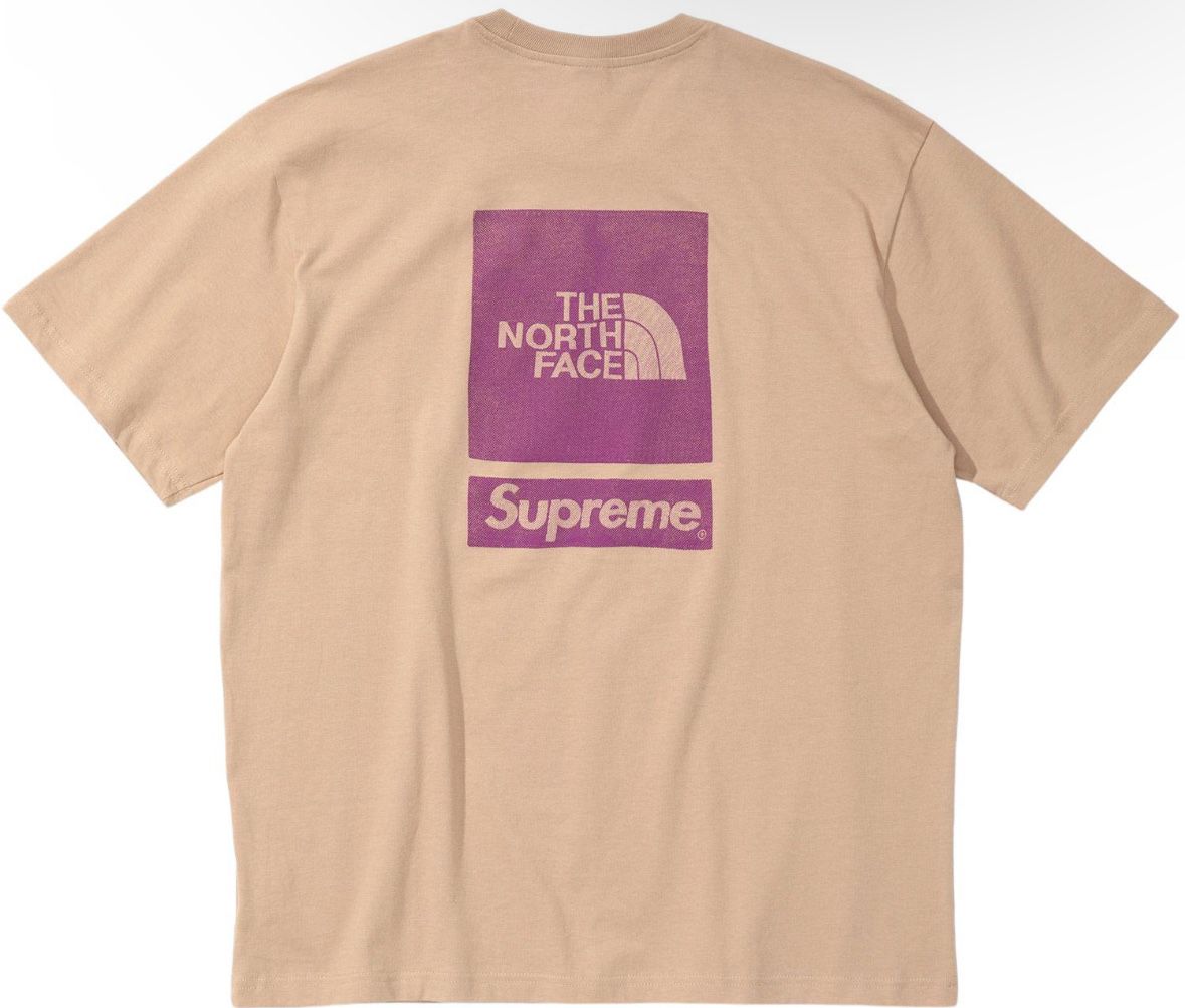 Supreme North Face Khaki T-shirt