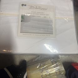 Bella Russo Ivory Dreams 4piece queen sheet set