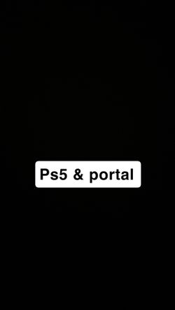 Ps5 & Portal 