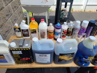 Materiales para limpiar carros