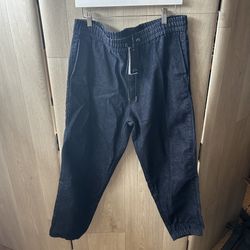 New Armani exchange denim joggers size 36