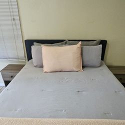 Queen Mattress Box Spring Frame Bundle