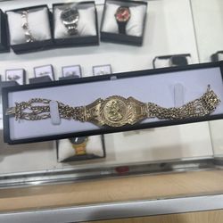 14-karat yellow gold st barbara bracelet