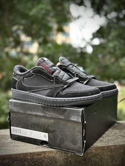 Travis Scott x Air Jordan 1 Retro Low OG SP 'Black Phantom'