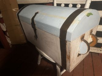 Old cedar lined Trunk With Metal Hardware