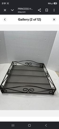 Princess house meridian square tray
