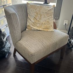 World Market Jaden Curved Back Chair - Gray