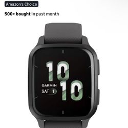 Garmin Venu® Sq 2 GPS Smartwatch - AMOLED Display, All-Day Health Monitoring, Long Battery Life, Activity & Heart Rate Tracker, Slate and Shadow Gray