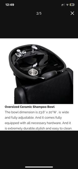 Ceramic Bowl For Shampooing