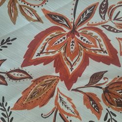 NEW 70" Round Accent Tablecloth Fall Neutral Colors