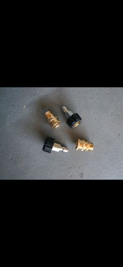 Quick connect adapters 4 pcs set   for water pressure hose 20$