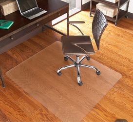 ES Robbins Chair Mat for Hard Floors 46 x 60 No Lip Clear New In Box