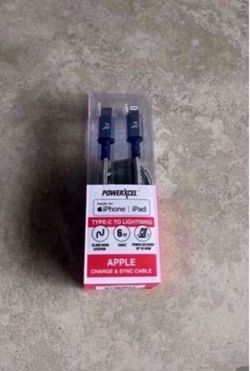 POWERXCEL iPhone and iPad Charger & Sync Cable