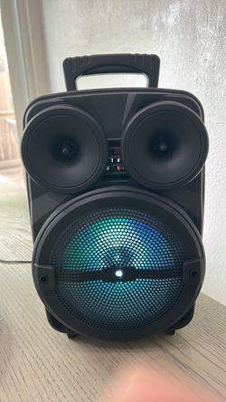 Bluetooth Party Speaker with LED Lights