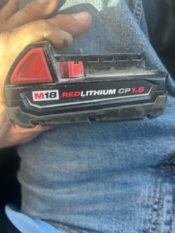 Milwaukee 1.5 ah battery