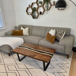 Rooms To Go Left Chaise Sectional Couch