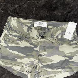 Holister low rise shortie shorts