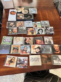 Country music cd's.
