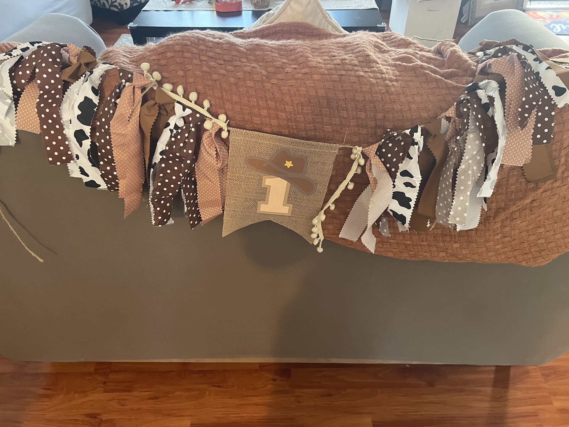 First Birthday Banner -Rodeo Theme