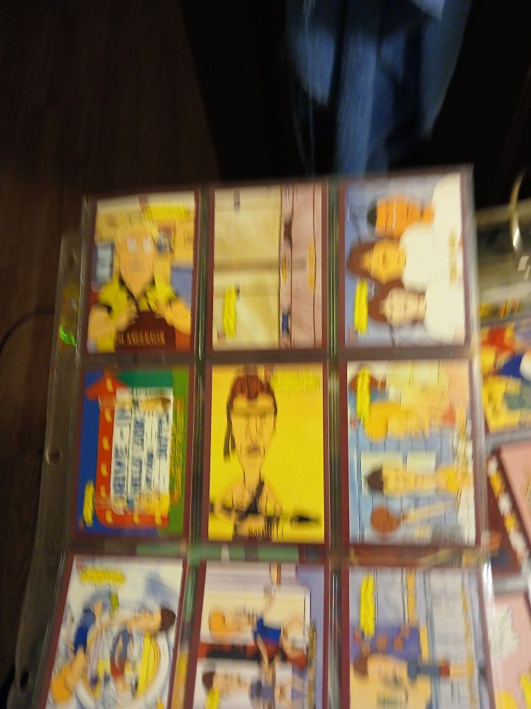 Beavis AND Butthead Collection Cards From 1994