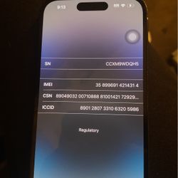 iPhone 14 pro. used for parts only.