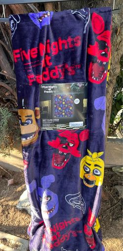 Five Nights At Freddy's Halloween Blanket