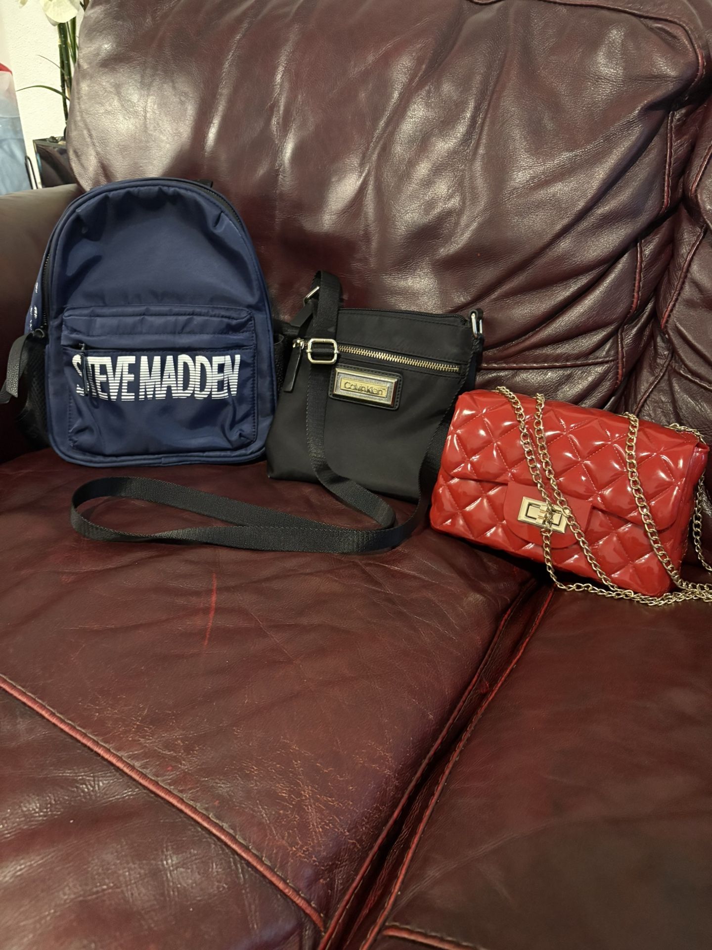 Steve Madden, Calvin Klein & Red Bag