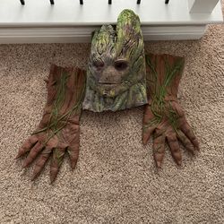 Groot/tree Mask And Hands 