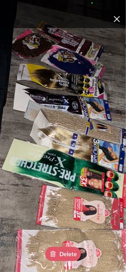 Mixed Lot of Braiding Hair Extensions