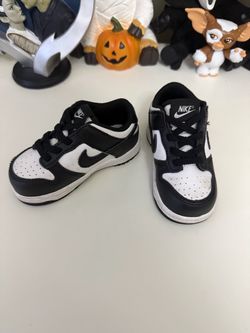 Nike Dunk Low Toddler girls Black White