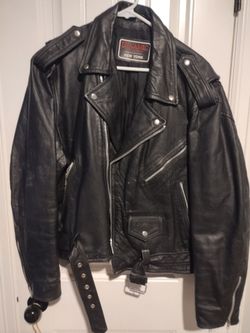 Leather biker jacket size 42 - 46